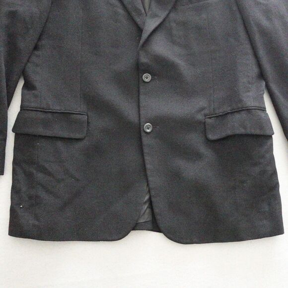 Jos A Bank Blazer Men's 100%‎ Cashmere 2-Button Black • 43R Soft Casual - Picture 3 of 12